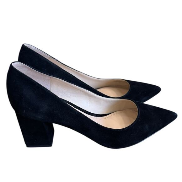 Marc Fisher Womens ZALA Black Suede Pointy Toe Pumps NEW Size 7.5 - Picture 2 of 13